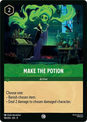 Disney Lorcana Fabled Make the Potion 98/204 Common