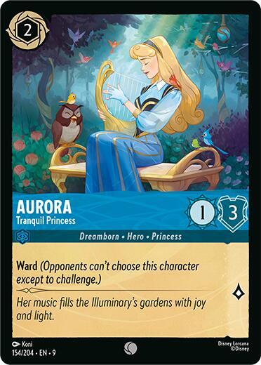 Disney Lorcana Fabled Aurora - Tranquil Princess 154/204 Common