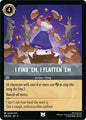 Disney Lorcana Fabled I Find 'Em, I Flatten 'Em 199/204 Uncommon