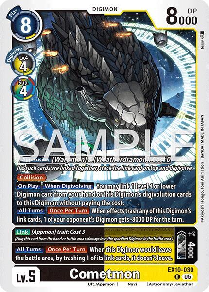 Digimon TCG Sinister Order Cometmon EX10-030 Uncommon