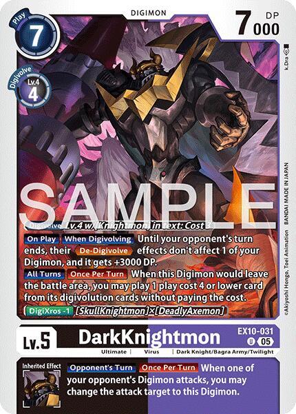 Digimon TCG Sinister Order DarkKnightmon EX10-031 U Uncommon