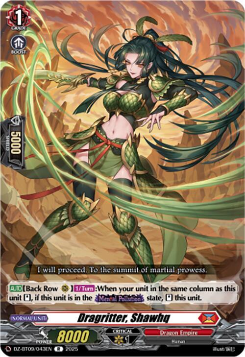 Cardfight Vanguard DZ-BT09: Super Brave Detonation Dragritter, Shawhq  DZ-BT09/043EN - R
