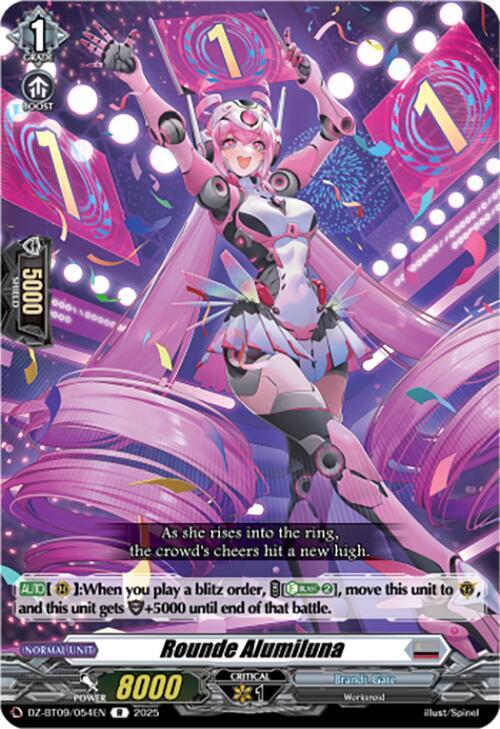 Cardfight Vanguard DZ-BT09: Super Brave Detonation Rounde Alumiluna  DZ-BT09/054EN - R