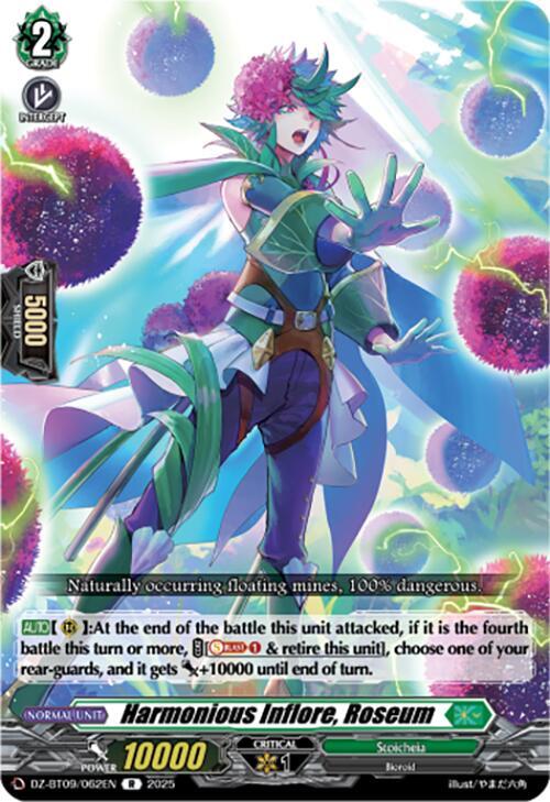 Cardfight Vanguard DZ-BT09: Super Brave Detonation Harmonious Inflore, Roseum  DZ-BT09/062EN - R