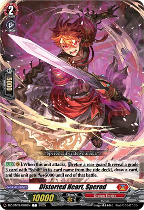 Cardfight Vanguard DZ-BT09: Super Brave Detonation Distorted Heart, Sperod  DZ-BT09/068EN - C