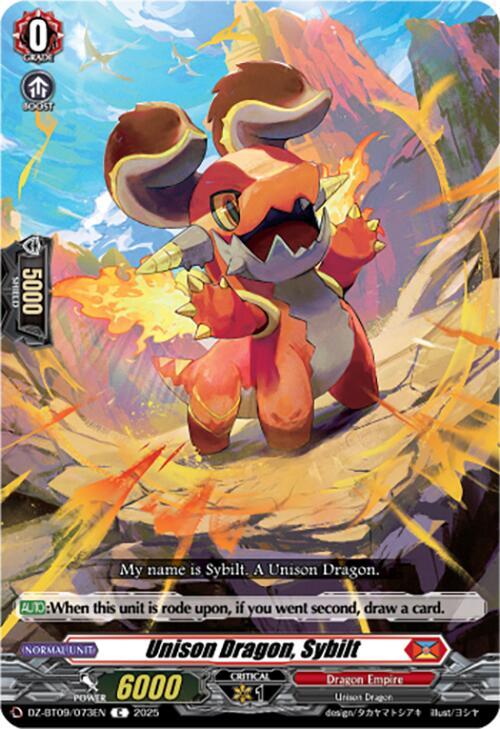 Cardfight Vanguard DZ-BT09: Super Brave Detonation Unison Dragon, Sybilt  DZ-BT09/073EN - C