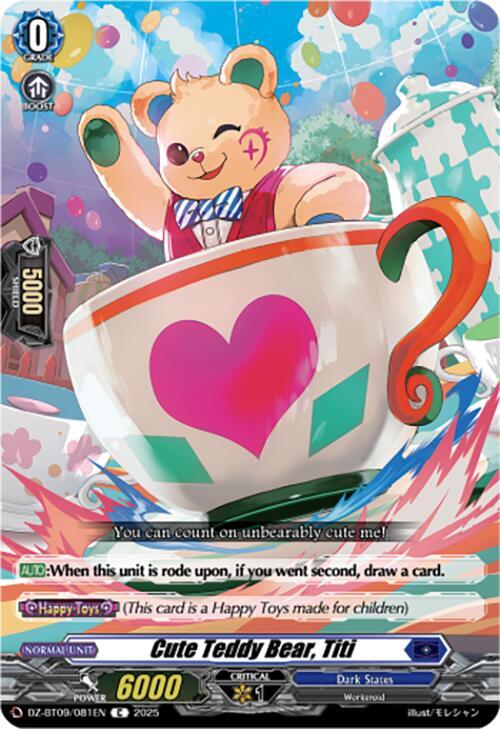 Cardfight Vanguard DZ-BT09: Super Brave Detonation Cute Teddy Bear, Titi DZ-BT09/081EN C Near Mint