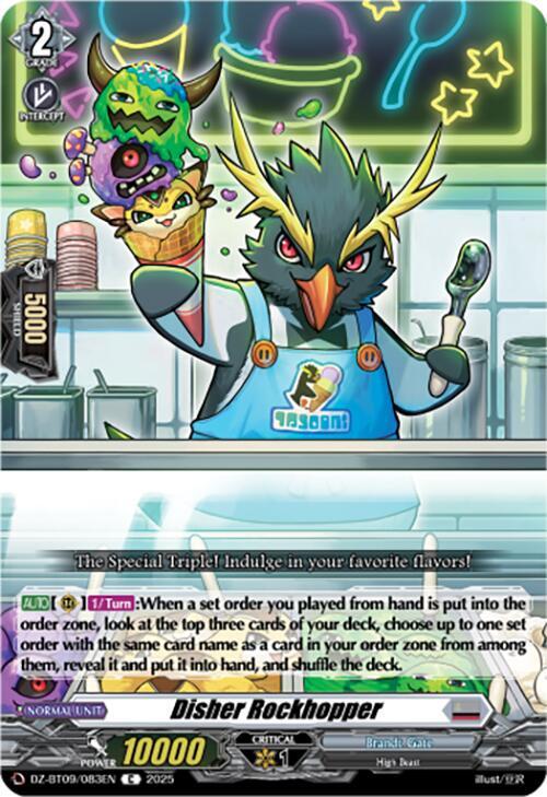 Cardfight Vanguard DZ-BT09: Super Brave Detonation Disher Rockhopper DZ-BT09/083EN C Near Mint