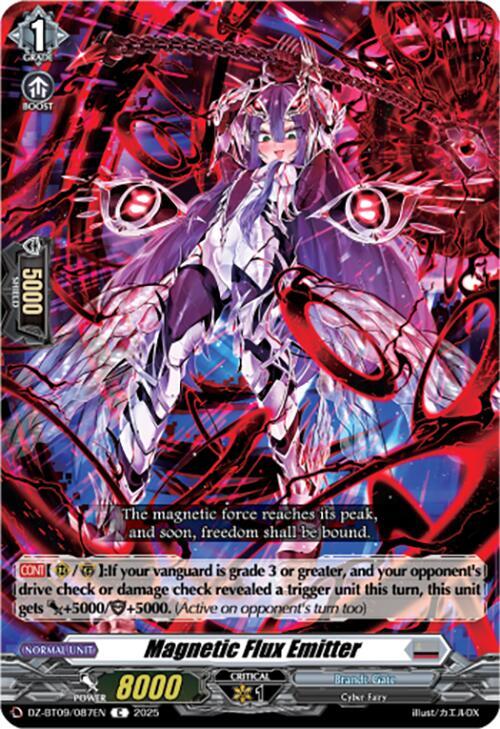 Cardfight Vanguard DZ-BT09: Super Brave Detonation Magnetic Flux Emitter DZ-BT09/087EN C Near Mint