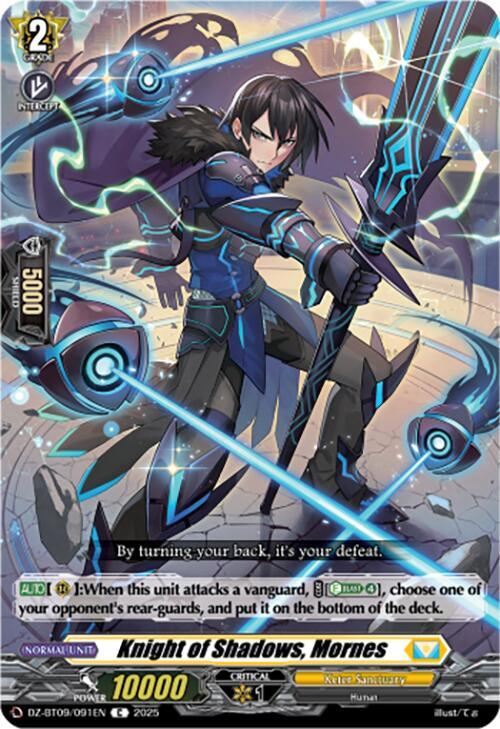 Cardfight Vanguard DZ-BT09: Super Brave Detonation Knight of Shadows, Mornes  DZ-BT09/091EN - C