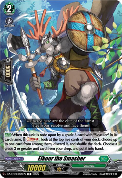 Cardfight Vanguard DZ-BT09: Super Brave Detonation Elkour the Smasher  DZ-BT09/099EN - C