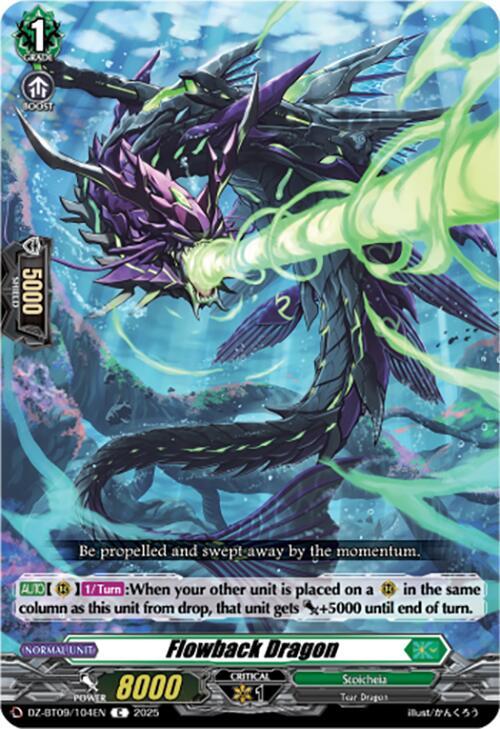 Cardfight Vanguard DZ-BT09: Super Brave Detonation Flowback Dragon  DZ-BT09/104EN - C