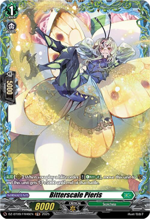 Cardfight Vanguard DZ-BT09: Super Brave Detonation Bitterscale Pieris (FR)  DZ-BT09/FR46EN - Frame Rare
