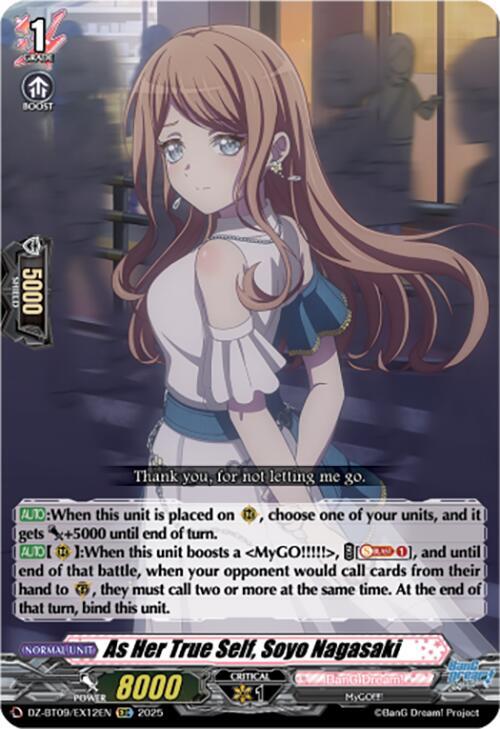 Cardfight Vanguard DZ-BT09: Super Brave Detonation As Her True Self, Soyo Nagasaki (EXC)  DZ-BT09/EX12EN - EXC