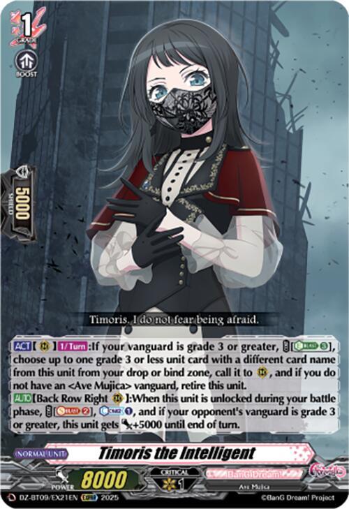 Cardfight Vanguard DZ-BT09: Super Brave Detonation Timoris the Intelligent (EXRRR)  DZ-BT09/EX21EN - EXRRR