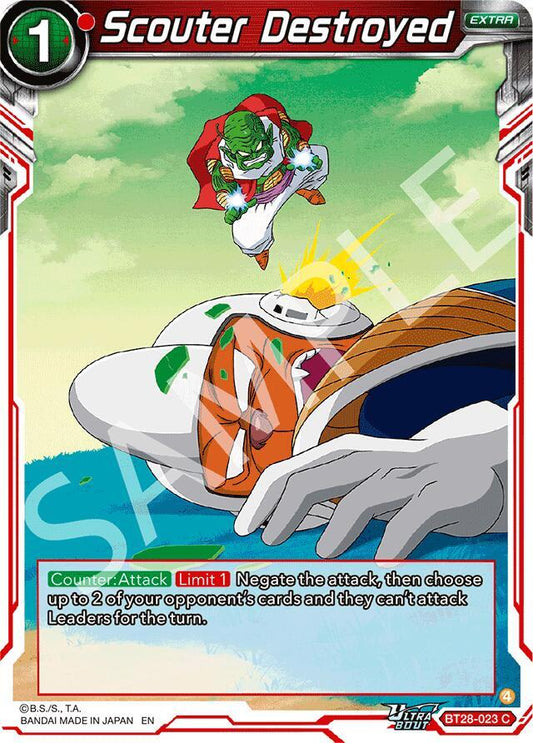 Dragon Ball Super: Masters Prismatic Clash Scouter Destroyed BT28-023 Common
