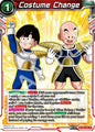 Dragon Ball Super CCG Prismatic Clash Costume Change BT28-024 Rare Near Mint Foil