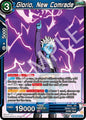 Dragon Ball Super CCG Prismatic Clash Glorio, New Comrade BT28-040 Uncommon Near Mint Foil