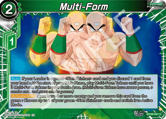 Dragon Ball Super: Masters Prismatic Clash Multi-Form BT28-057 Common