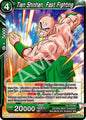 Dragon Ball Super CCG Prismatic Clash Tien Shinhan, Fast Fighting BT28-064 Rare Near Mint Foil