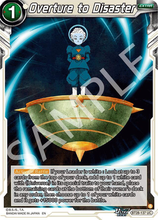 Dragon Ball Super CCG Prismatic Clash Overture to Disaster BT28-137 Uncommon Near Mint Foil