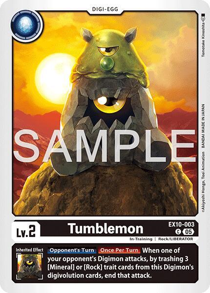 Digimon TCG Sinister Order Tumblemon EX10-003 C Common