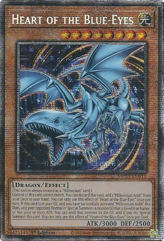 YuGiOh Cards 2025 Mega-Pack Heart of the Blue-Eyes MP25-EN013 Starlight Rare