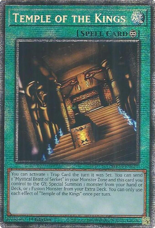YuGiOh Cards 2025 Mega-Pack Temple of the Kings MP25-EN017 Starlight Rare