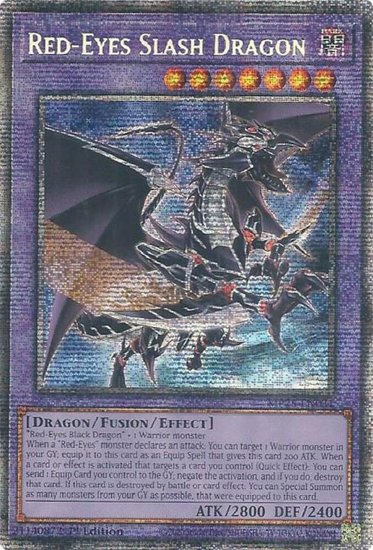 YuGiOh Cards 2025 Mega-Pack Red-Eyes Slash Dragon MP25-EN031 Starlight Rare