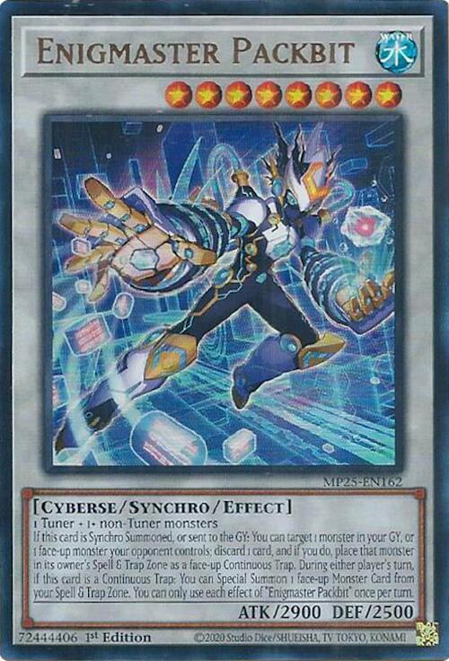 YuGiOh Cards 2025 Mega-Pack Enigmaster Packbit MP25-EN162 Ultra Rare