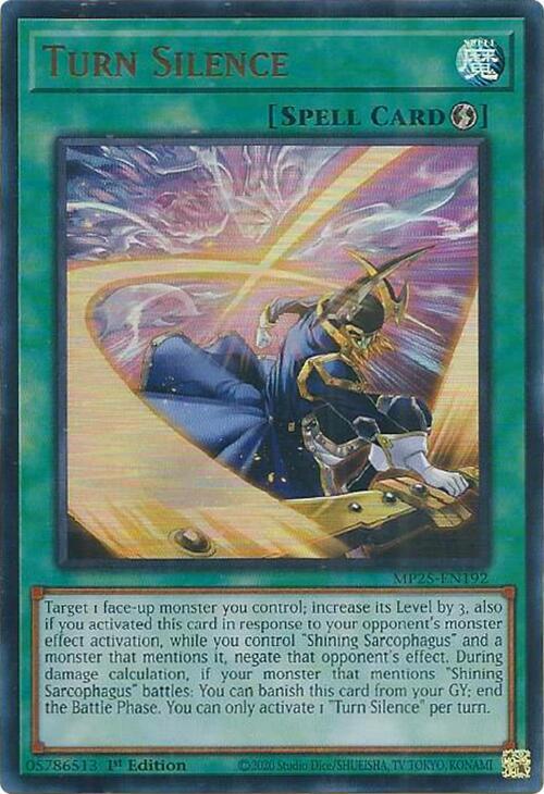 YuGiOh Cards 2025 Mega-Pack Turn Silence MP25-EN192 Ultra Rare