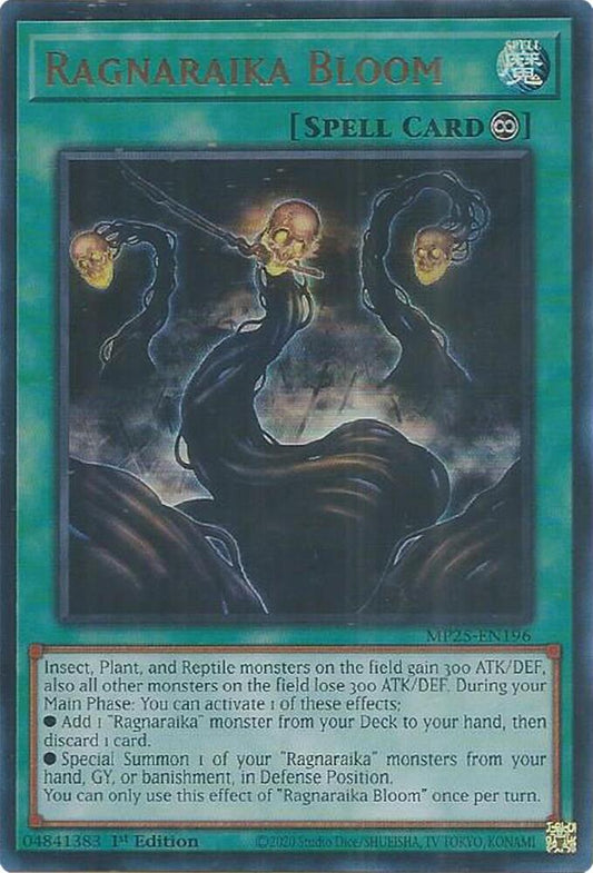 YuGiOh Cards 2025 Mega-Pack Ragnaraika Bloom MP25-EN196 Ultra Rare