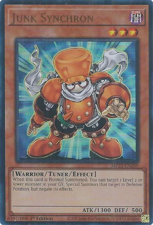 YuGiOh Cards 2025 Mega-Pack Junk Synchron MP25-EN269 Ultra Rare