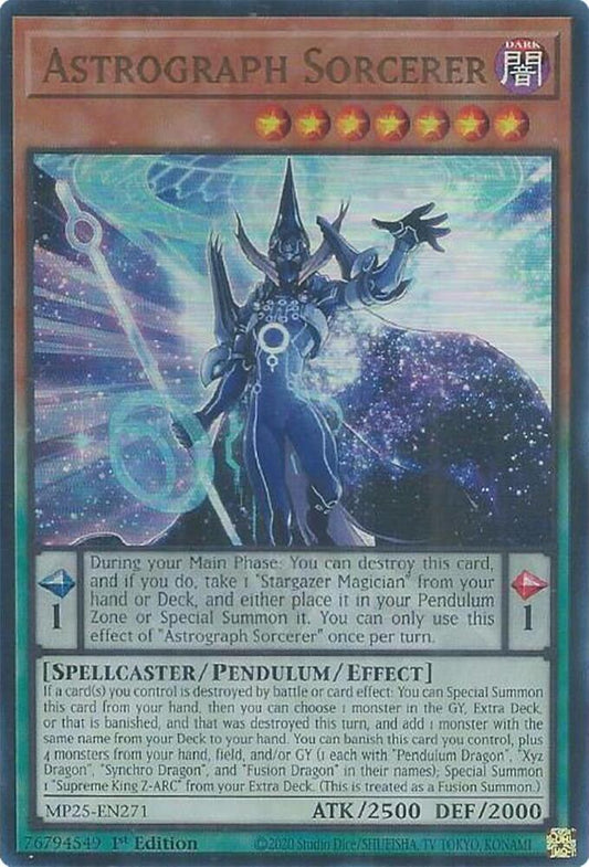 YuGiOh Cards 2025 Mega-Pack Astrograph Sorcerer