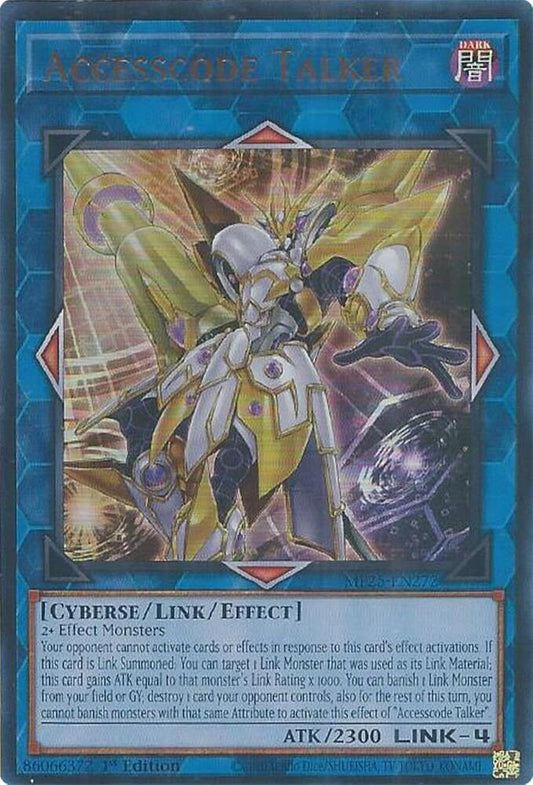 YuGiOh Cards 2025 Mega-Pack Accesscode Talker MP25-EN272 Ultra Rare