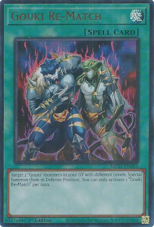 YuGiOh Cards 2025 Mega-Pack Gouki Re-Match MP25-EN283 Ultra Rare