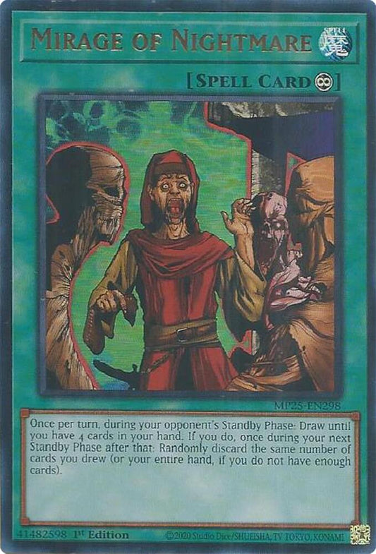 YuGiOh Cards 2025 Mega-Pack Mirage of Nightmare MP25-EN298 Ultra Rare