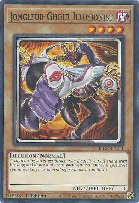 YuGiOh 2025 Mega-Pack Jongleur-Ghoul Illusionist MP25-EN311 Common Near Mint 1st Edition