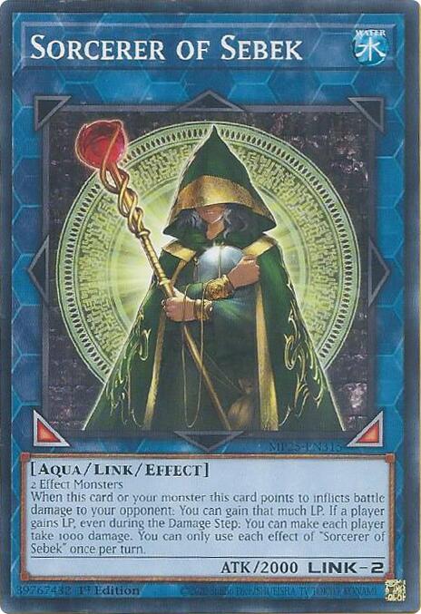 YuGiOh Cards 2025 Mega-Pack Sorcerer of Sebek MP25-EN315 Common