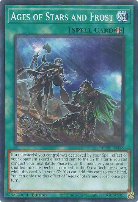 YuGiOh 2025 Mega-Pack Ages of Stars and Frost MP25-EN318 Common Near Mint 1st Edition