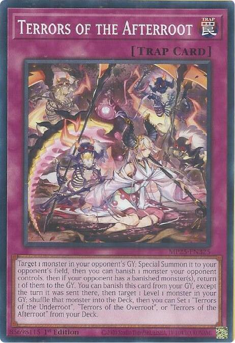 YuGiOh 2025 Mega-Pack Terrors of the Afterroot MP25-EN325 Common Near Mint 1st Edition
