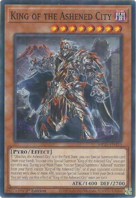 YuGiOh Cards 2025 Mega-Pack King of the Ashened City MP25-EN333 Common