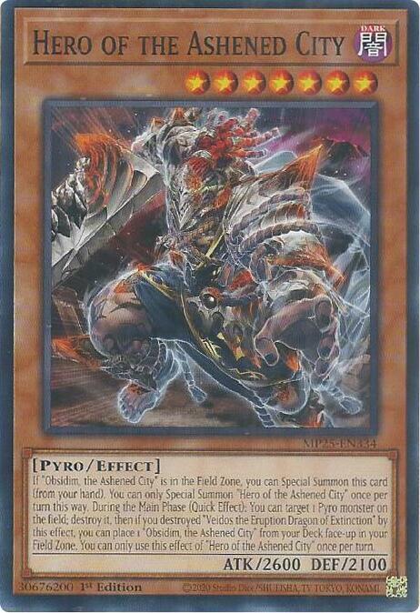 YuGiOh Cards 2025 Mega-Pack Hero of the Ashened City MP25-EN334 Common