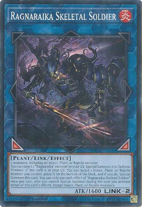 YuGiOh Cards 2025 Mega-Pack Ragnaraika Skeletal Soldier MP25-EN354 Common