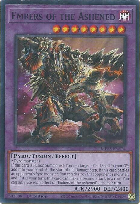 YuGiOh Cards 2025 Mega-Pack Embers of the Ashened MP25-EN374 Common