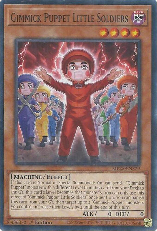 YuGiOh Cards 2025 Mega-Pack Gimmick Puppet Little Soldiers MP25-EN379 Common