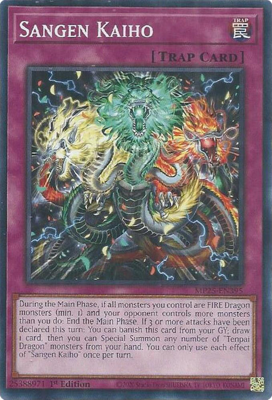 YuGiOh Cards 2025 Mega-Pack Sangen Kaiho MP25-EN395 Common