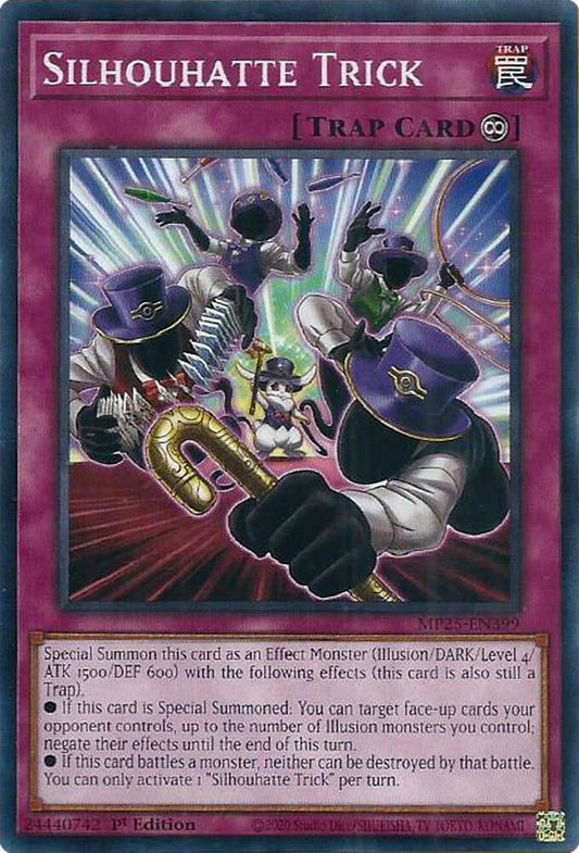 YuGiOh Cards 2025 Mega-Pack Silhouhatte Trick MP25-EN399 Common