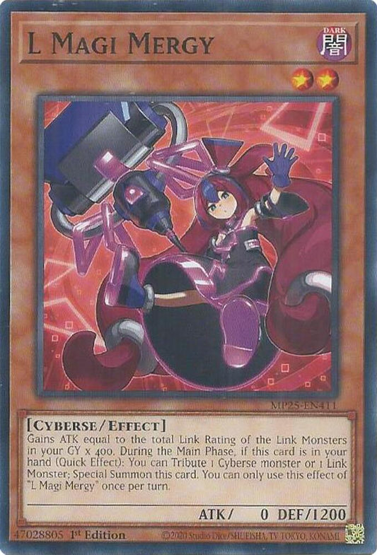 YuGiOh Cards 2025 Mega-Pack L Magi Mergy MP25-EN411 Common