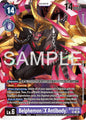 Digimon TCG Hackers' Slumber Belphemon (X Antibody) BT23-070 SR Super Rare